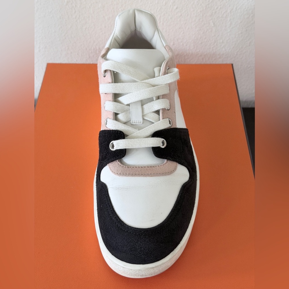Hermès Free Sneakers in Multicolore / Rose Opaline - Size 38.5 / US 8 - Picture 8 of 16